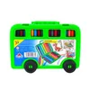 ماژیک رنگ آمیزی 36 رنگ اسکول فنس مدل TRAVEL BUS