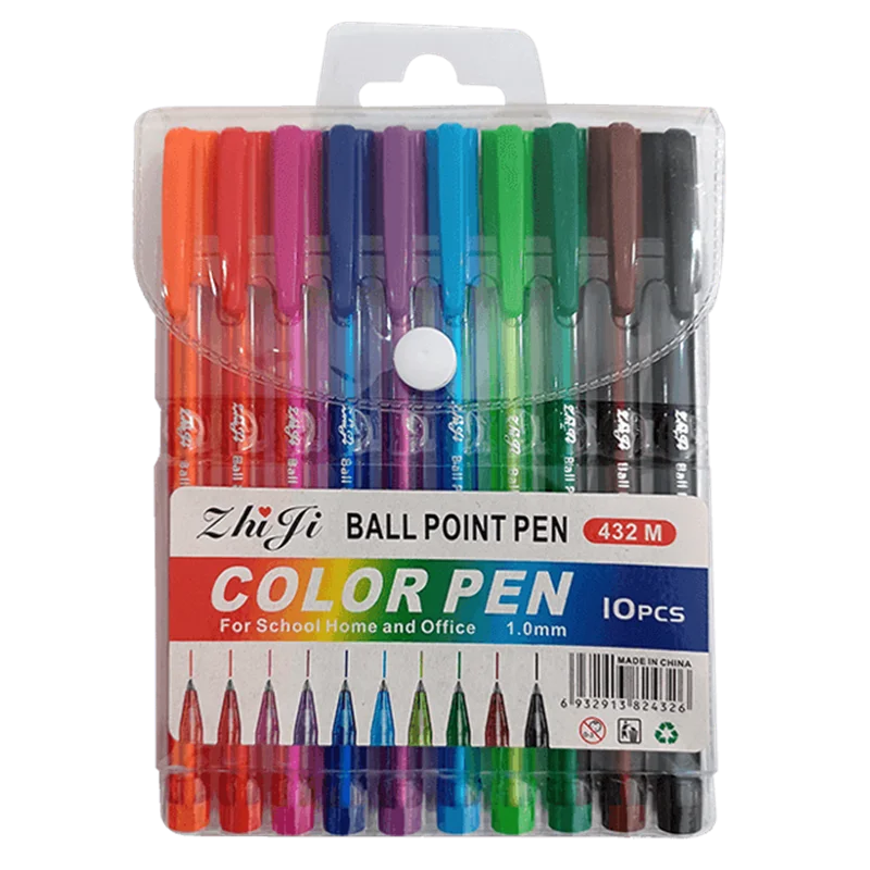 خودکار 10 رنگ کالر پن ژیجی
